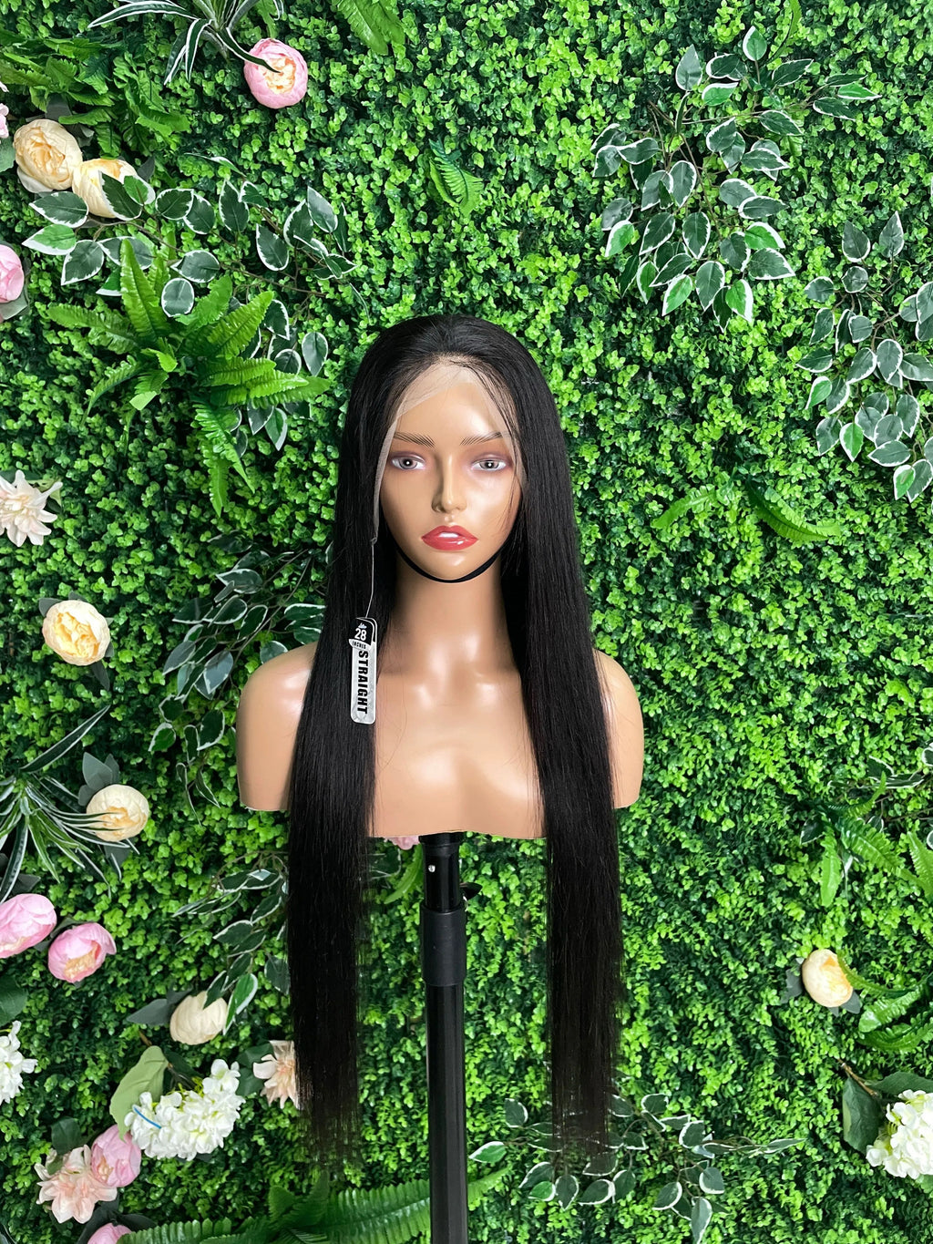 Brazilian Lace Front Wig 13x4 - Natural Black Straight Hair | Laced 2 Luxury